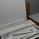 Computer Desk with 2 Drawers & LED Lights,31.5 Inch Home Office Desks with Side Pocket and Monitor Stand,Study Writing Table for Small Spaces,White