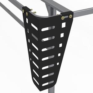 2 Pcs Headboard Brackets for Metal Bed Frame,Adjustable Headboard or Footboard Brackets Attach Headboard to Bed Frame,Compatible with 14,16,18inches Bed Frame