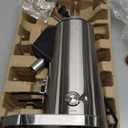 MOKKOM Professional 64mm Flat Burr Coffee Grinder with 100 Grind Settings, All-Metal Stainless Steel Body, Coffee Bean Grinder with Adjustable Electronic Timer, Anti-Static, LED Display