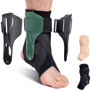 Ankle Brace Support for Sprained Ankle X-shaped Cross-fixing Compression Sleeve Lace Up for Women and Men Relief with Tendon Sprain Injury Recovery Basketball Volleyball(Black,X-Large)