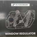 A-Premium Rear Driver Side Power Window Regulator with Motor (2-Pin)