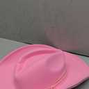 4E's Novelty Cowboy Hat for Women & Men, Felt Cowgirl Hat for Adults, Western Party Dress Up Accessories, Size 57
