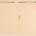 Amazon Basics Manila File Folders with Fasteners for Organized Filing, Letter Size, Light Brown, 100-Pack