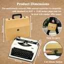 Manual Typewriter, 1980s Vintage Mechanical with Black Ribbon