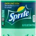 2 x Sprite Lemon Lime Soda Soft Drinks, 16.9 fl oz, 6 Pack (EXP 04/21/25)