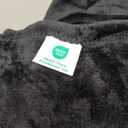 Exclusivo Mezcla Extra Large Fleece Throw Blanket for Couch, Sofa, 300GSM Super Soft and Warm Blankets, Black Throw All Season Use, Cozy, Plush, Lightweight, 50x70 Inches