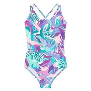Kanu Surf Girls' Reese UPF 50 Beach Sport Criss-Cross One Piece Swimsuit (6)