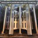 Genesis E-330 Grill 4 Burner 62752 7620 7621 Flavorizer Bars 65505 Heat Deflectors Replacement Parts for Weber Genesis Grill Parts 300 Series with Front Control E-310 E-320 S310 S320 S-330 EP310 EP320