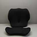 Seat Cushion & Lumbar Support Pillow Set for Office Chair