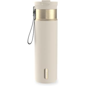 Contigo DualSip 24 oz Stainless Steel Vacuum-Insulated Water Bottle with Carry Strap & 2-in-1 Leakproof Lid (Straw or Spout), BPA-Free & Lead-Free, Dishwasher Safe