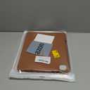 ZryXal New iPad Air 13 Inch Case M3 2025/M2 2024 with Pencil Holder, Trifold Stand Smart Case with Soft TPU Back, Auto Wake/Sleep(Brown)