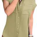 BestGirl Denim Shirt Dress for Women Short Sleeve Button Down Casual Summer Jean Dresses (XXL)
