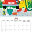 Gladstone Media If Cats Were Nice 2026 Square Wall Calendar, 12-Month Monthly Calendar, Humorous Cat Illustrations, 12  12 Wall Hanging Calendar