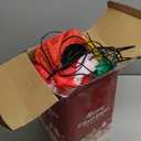 Christmas Inflatable Outdoor Decorations, 8FT Elf Christmas Inflatables, Partyotu Sitting Elf Inflatable Outdoor Decor,Blow Up Christmas Decor with LED, Gift Box for Party Lawn Garden Yard Outdoor