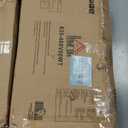 JUMMICO White Storage Cabinet with Doors and Drawers, Farmhouse Sideboard Buffet, Kitchen Pantry Hutch Cabinet, Coffee Bar for Living Room, Dining Room