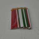 TecUnite 60 Pcs HB Pencils #2 Unsharpened Wood Cased Pencils with Eraser Hexagonal Pencil Cute Graphite No 2 Pen for Adults Gifts Exam School Office Sketching Learning(Red and Green, Gold)