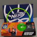 Nerf Nerfoop - The Classic Mini Foam Basketball and Hoop - Hooks On Doors - Indoor and Outdoor Play - A Favorite Since 1972 (Green)
