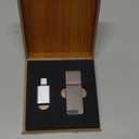 2-in-1 Wireless CarPlay Adapter Support Apple CarPlay & Android Auto, Mini Bluetooth USB A & USB C Dongle Convert Wired to Wireless Compatible with iPhone & Android