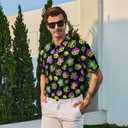 Funny Polo Shirt for Men Golf Shirts Short Sleeve Golf Polos Shirts Summer Shirt Golf Gifts (Black, L)