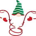 Holiday Wine Bottle Glass Holder Countertop Hold 1 Wine Bottle And 2 Glasses Kitchen Storage Rack Christmas Home