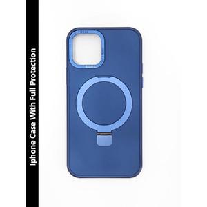 Premium Soft Polycarbonate Case/Cover for iPhone | Protective Shockproof with Anti-Scratch Quality | Ring Stand (iPhone 13 Pro, Blue)