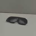 Alaska Bear Sleep Mask Silk Cover Eye Contour for Pressure-Free Sleeping, Upgrade Over Conventional Flat Satin Eye Masks, Machine Washable (Black)