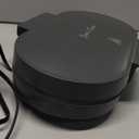 Bakers Friend Double Belgian Waffle Maker Thick, 2 X 6 Round Waffle Maker, Belgium Waffle Iron, Waflera Electrica with Non-stick Plates, 1200W, Perfect for Kids & Family Breakfast, Graphite