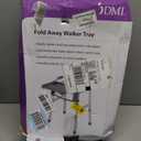 DMI Walker Tray, Rollator Tray, Mobility and Walker Accessory Tray Table Fits Most Standard Walkers, Folding with Two Cup Holders and Tool Free Assembly, 16 x 11.8 inch