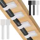 20-Pack Large Reusable Self-Adhesive Cable Ties cable management Adjustable Hook & Loop Straps for Organizing Data Cables, Wires, Headphones Under-Table Cord Management for Home, Office
