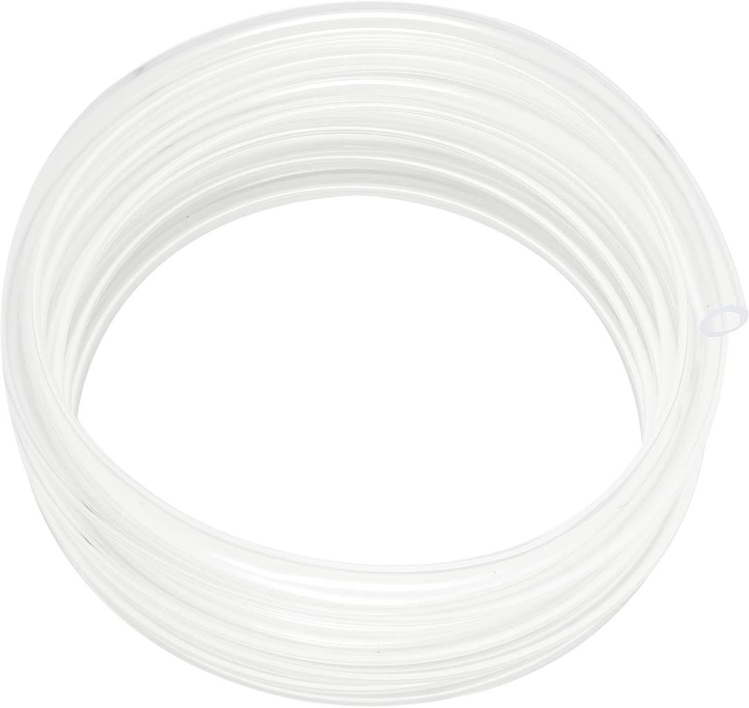 Clear Vinyl Tubing 5/8" ID  13/16" OD -25 Ft 45PSI,Flexible Plastic Tubing,BPA Free Non-Toxic, Multipurpose Hybrid Clear Reinforced Tube