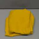 MADIZZ Set of 2 Short Chenille Throw Pillow Covers 24x24 Inch Yellow Soft Decorative Cushion Cover for Sofa Bedroom Pillow Shell