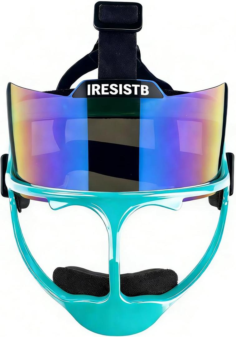 Magnesium Alloy Softball Face Mask - Ultra Lightweight, UV Protective & Eye Shield for Fastpitch