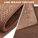 Non Slip Carpet Stair Treads for Wooden Steps - Machine Washable, Reusable Adhesive - 15 Pack 8"x30" Brown - Anti-Slip for Dogs, Kids & Elders