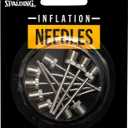 Spalding Inflation Needles |Sports Ball Air Pump Needles (10 Pack - Silver)