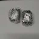 2 x 4 Door Barricade Bracket, Door Security U Shaped Steel Open Bar Bracket Heavy Steel Floor Opening Anti Theft U Shaped Tool Hanger for Barn Shed Garage Home(Black,4 Pieces)