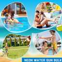 Tanlade 36 Pcs Beach Pool Party Favors Water Guns Bulk 4.72/6/12 Inches Inflatable Rainbow Beach Balls Water Squirters for Kids Summer Theme Party Favor Pool Toys(4.72)