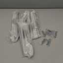 homdiy 6 Pack Black Cabinet Pulls Half Moon Drawer Pulls Semicircle Kitchen Cabinet Handles Modern Black Hardware for Bathroom Cupboard 5 Inch(128mm) Hole Center