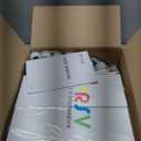 Marquee Numbers Colorful 10th Birthday Decoration: 4FT Large Light Up 10 Year Old Birthday Decorations Anniversary Backdrop Cardboard Sign 18 Colors Number 10 Mosaic Balloon Frame