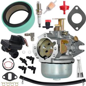 4785323-S Carburetor Fit for Kohler K241 K301 10 HP 12 HP Cast Iron Tractors Carb with 47-559-11-S Fuel Pump and 2488303 Air Filter