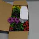 Der Rose 4 Pack Fake Plants with Scented Fragrance Tablets Artificial Flowers for Bathroom Bedroom Office Desk Spring Decor (White)