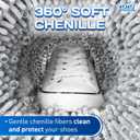 2-Pack Shoe Washing Machine Bag, 360 Deep Shoe Laundry Bag for Washer, Reusable Mesh Shoe Bag with Secure Zipper, Easy Clean Shoe Bag for Sneakers, Tennis Shoes & Gym Trainers