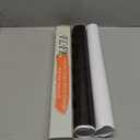 FLFK Gothic Black Wallpaper Peel and Stick Vintage Floral Wall Paper 16in x 128in Self Adhesive Removable Vinly Contact Paper for Bedroom Bathroom Shlef Cabinet Drawers Dcor (GW5530)