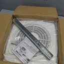 505 8 Inch Bathroom Exhaust Fan 200 CFM with Aluminum Grease Filter, 11.8 x 11.8 x 9.6 inches