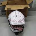 TCMT Youth Dirt Bike Helmet DOT Certified - Kids Full Face Motocross ATV Helmet with Goggles, Gloves and Helmet Bag for Off-Road, BMX, MX, Street Riding (White, S)