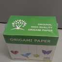 BUBU Origami Paper Kit 1000 Sheets 6 Inch Square Double Sided Color 20 Vivid Colors for Beginners Trainning and School Craft Lessons