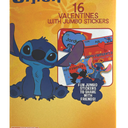 Disney Stitch Jumbo Sticker Valentine Cards