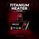 Aquatop Hercules 1,500-Watt Titanium Heater with Single Digital Controller - Up to 500-Gal - Adjustable Temperature - for Fresh & Saltwater Aquariums