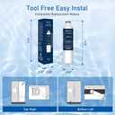 Refrigerator Water Filter Replacement for Samsung Water Filter DA29-00020B, HAF-CIN, RS25J500DSR, RF28HMEDBSR, HAF-CIN/EXP, RF4287HARS, RF28HFEDBSR, K007 1 Pack