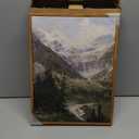 InSimSea Framed Canvas Wall Art Vintage Decor, Mountain Pictures Living Room Decor Aesthetic, Bedroom Bathroom Summer Landscape Wall Pictures, 12"x16"