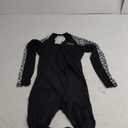 Dive Skin Full Body Rash Guard for Women Men Swimsuit Wetsuit Sport Skin Front Zipper One Piece for Diving Surfing Kayaking L